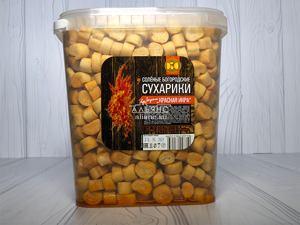 Сухарики с красной икрой в Ногинске