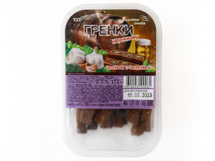 Орехи: Сурские гренки Чеснок с зеленью (100 гр)