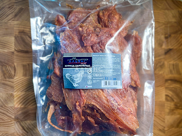 Мясо (АЛЬЯНС) вяленое курица 500гр "С халапеньо" в Ногинске