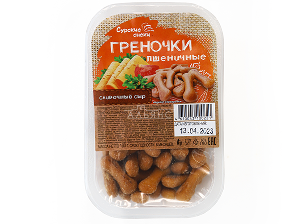 Сурские (ПШЕНИЧНЫЕ) Сливочный сыр (100 гр) в Ногинске