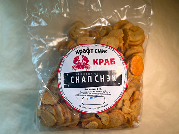 Снапсы ПШЕНИЧНЫЕ "Краб" в Ногинске