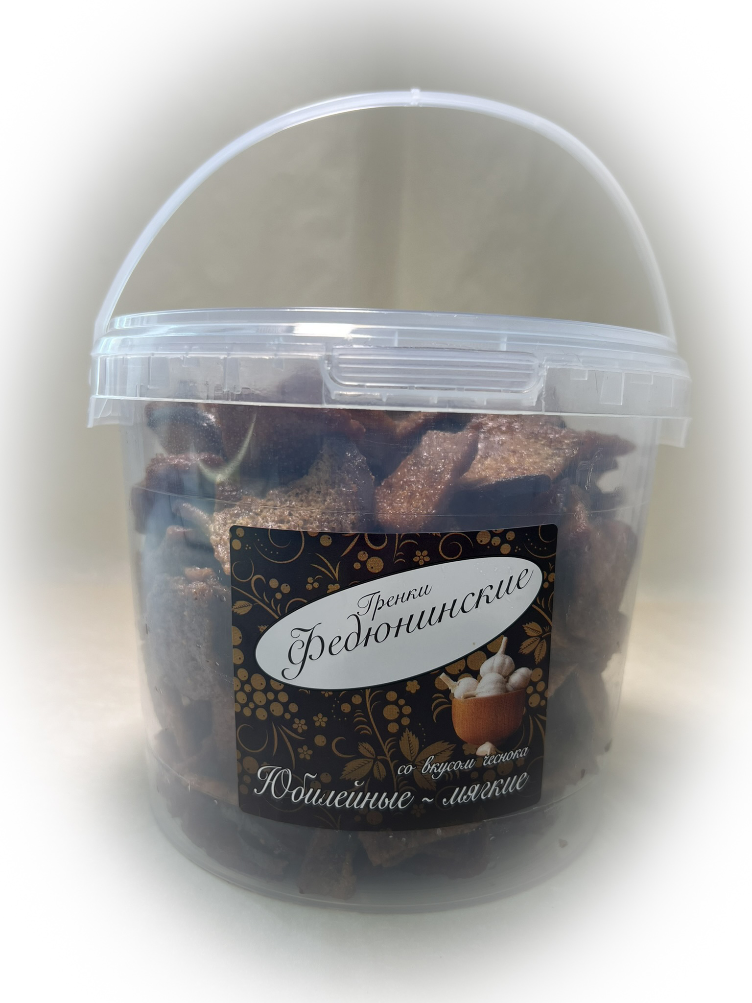 Гренки "ФЕДЮНИНСКИЕ" "Чеснок" (ведро 900 гр.) в Ногинске