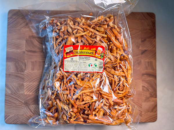 Нитка ЖАРЕНАЯ "Тайский перец" Oktobersnack 1 кг (сырный продукт) в Ногинске