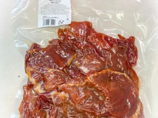 Фрайчизы со вкусом сметана и лук (100 гр.): Мясо Чипсы свиные 