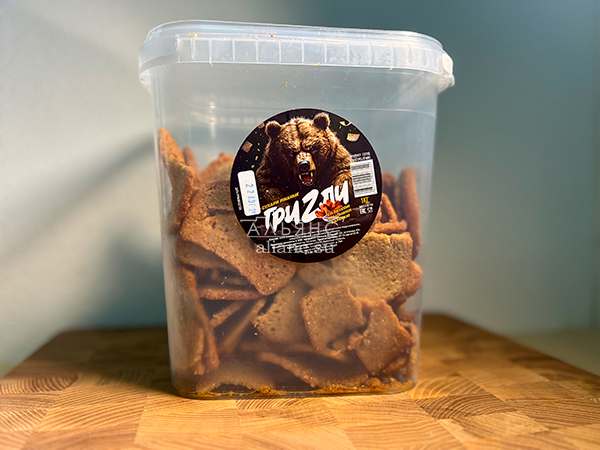 Ведро Ржаные гренки со вкусом Крылышки Барбекю (1 кг) в Ногинске