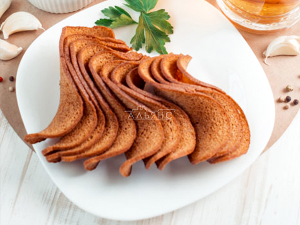 Ресторанные гренки с сметаной и зеленью в Ногинске