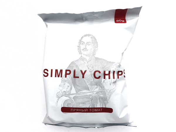 Картофельные чипсы "Simple chips" Пряный томат 80 гр. в Ногинске