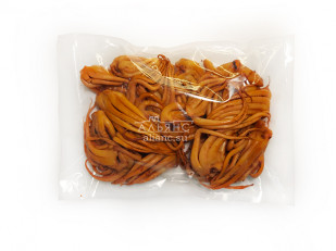 Корюшка вяленая без икры: Кальмар щупальца (мелкие) холодного копчения